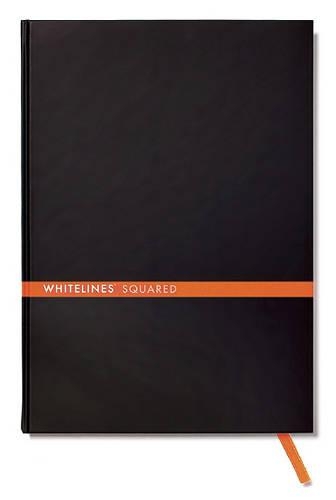 Whitelines A4 Squared Notebook, Black
