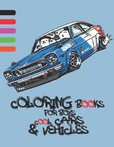 Coloring Books For Boys Cool Cars And Vehicles