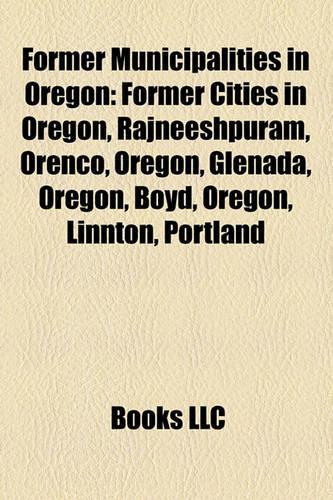 Former Municipalities in Oregon