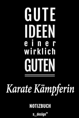 Notizbuch für Karate Kämpfer / Karate Kämpferin