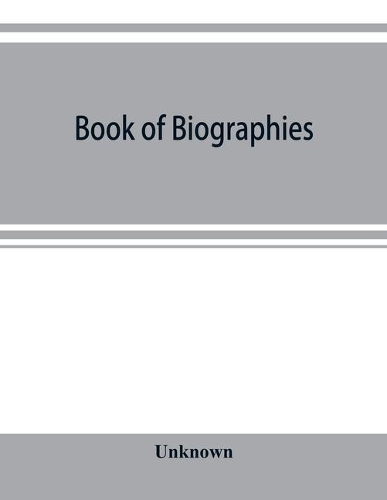 Book of biographies. The volume contains biographical sketches of leading citizens of Grafton County, New Hampshire