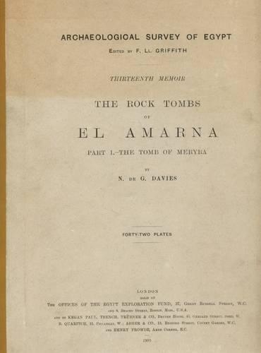 The Rock Tombs of El-Amarna: Pt. 5