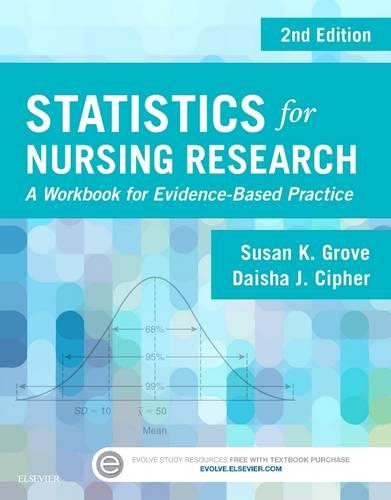 Statistics for Nursing Research - E-Book