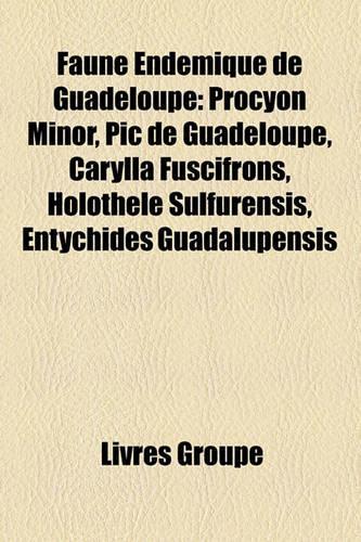 Faune Endmique de Guadeloupe