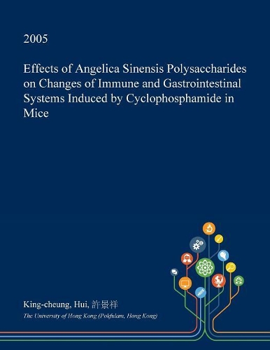 Effects of Angelica Sinensis Polysaccharides on Changes of Immune and Gastrointestinal Systems Induced by Cyclophosphamide in Mice