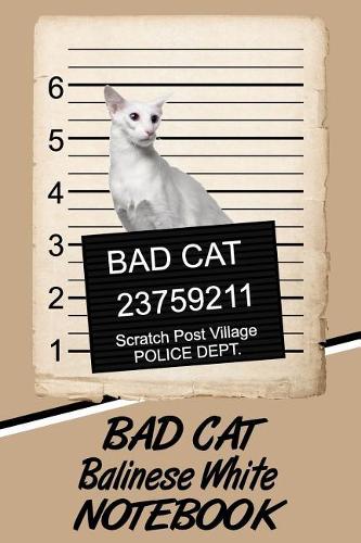 Bad Cat Balinese White Notebook