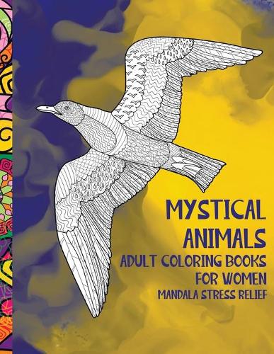 Adult Coloring Books for Women Mystical Animals - Mandala Stress Relief