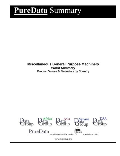 Miscellaneous General Purpose Machinery World Summary