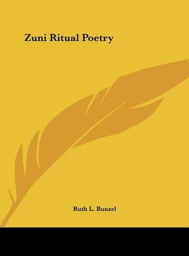Zuni Ritual Poetry