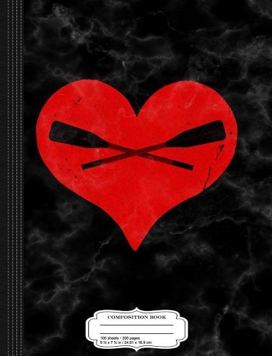 I Love Rowing Composition Notebook