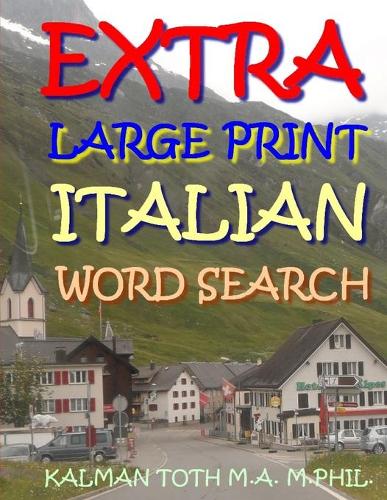 Extra Large Print Italian Word Search