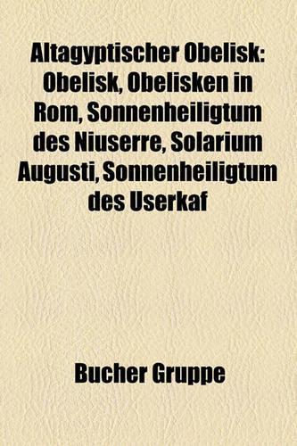 Altagyptischer Obelisk