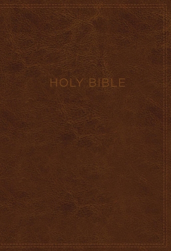 KJV, Know The Word Study Bible, Leathersoft, Brown, Red Letter Edition