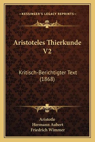 Aristoteles Thierkunde V2