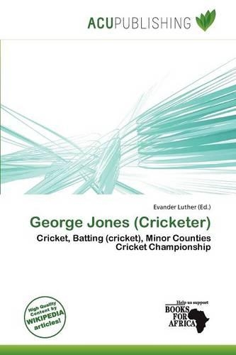George Jones (Cricketer)