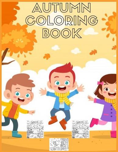 Autumn coloring book
