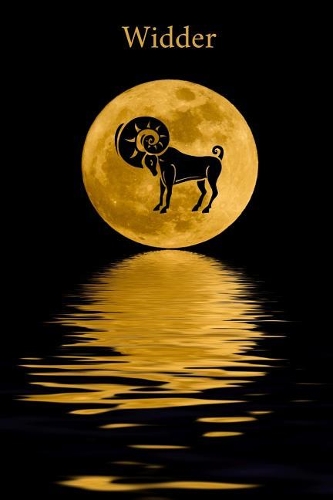 Widder: Sternzeichen Notizbuch / Tagebuch / Journal mit 120 leeren linierten Seiten