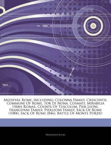 Articles on Medieval Rome, Including