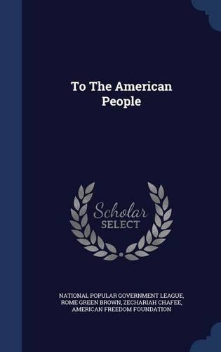 To The American People