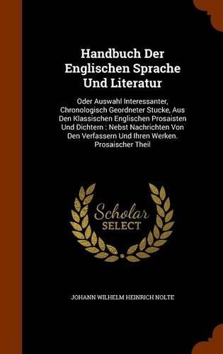 Handbuch Der Englischen Sprache Und Literatur