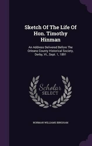 Sketch of the Life of Hon. Timothy Hinman