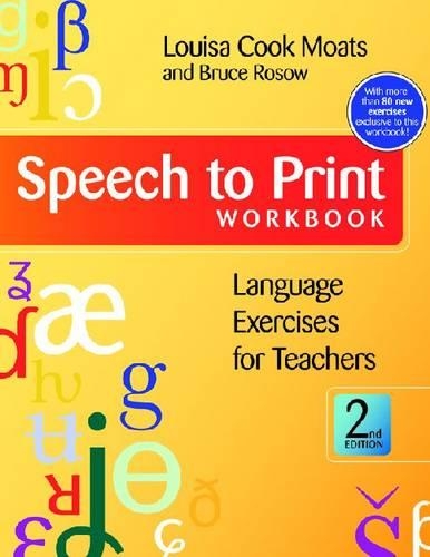Speech to Print Workbook