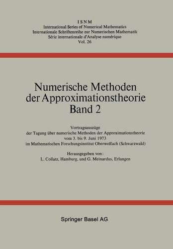 Numerische Methoden der Approximationstheorie: Band 2(International Numerical Mathematics)