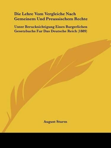 Die Lehre Vom Vergleiche Nach Gemeinem Und Preussischem Rechte