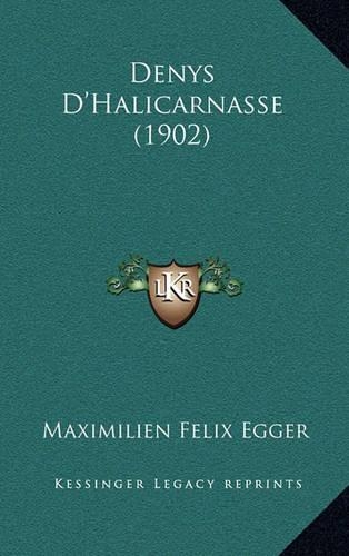 Denys D'Halicarnasse (1902): (French)
