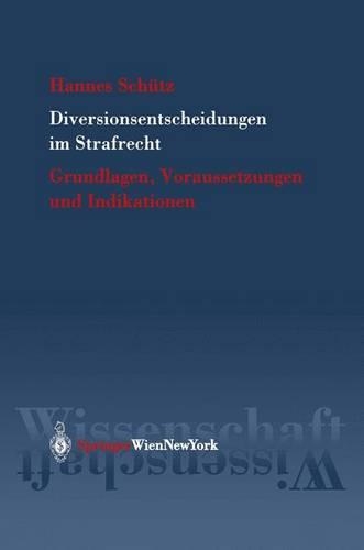 Diversionsentscheidungen Im Strafrecht
