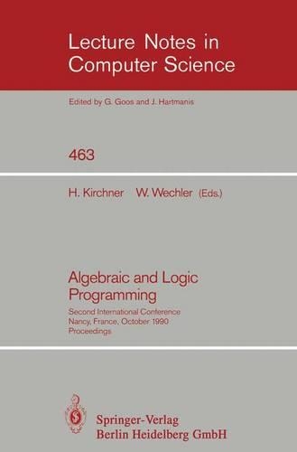 Algebraic and Logic Programming