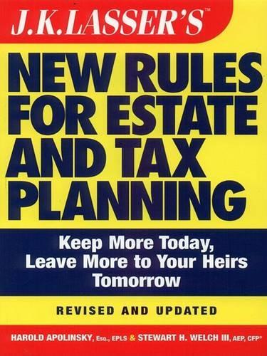 J.K. Lasser's New Rules for Estate and Tax Planning: (Thorndike Health, Home & Learning)