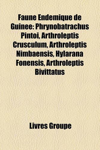 Faune Endmique de Guine
