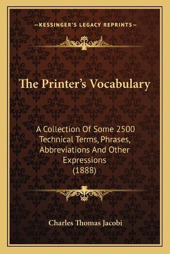 The Printer's Vocabulary
