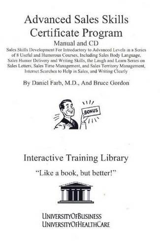 Advanced Sales Skills Certificate Program