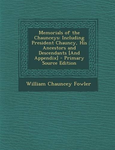 Memorials of the Chaunceys