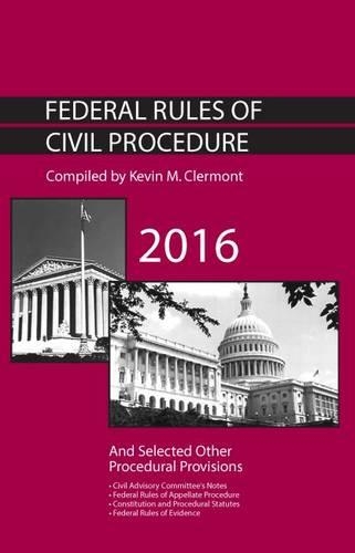 Federal Rules of Civil Procedure and Selected Other Procedural Provisions