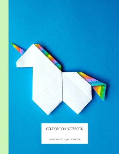 Composition notebook wide ruled 120 pages 8.5x11 (A4)