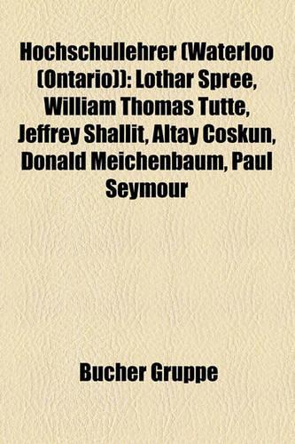 Hochschullehrer (Waterloo (Ontario))