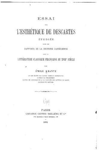 Essai sur l'esthétique de Descartes