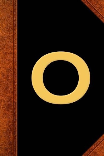 Monogram O Personalized Journal Custom Monogram Gift Idea Letter O Vintage Style