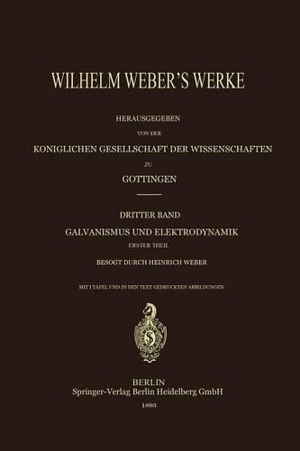 Wilhelm Weber’s Werke