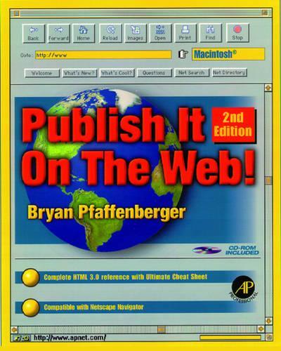 Publish it on the Web!