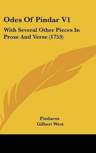 Odes of Pindar V1