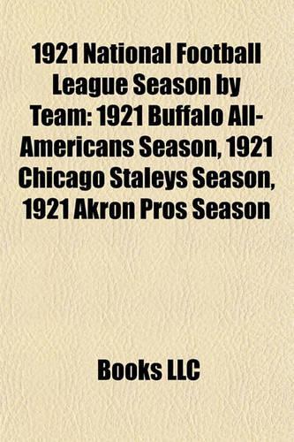 1921 National Football League Season by Team