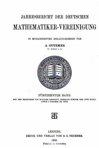 Jahresbericht Der Deutschen Mathematiker-Vereinigung: (German)