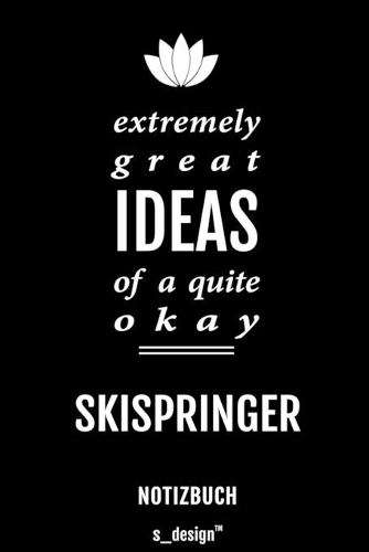 Notizbuch für Skispringer