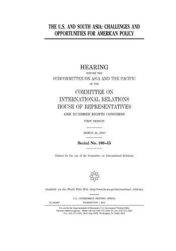 The U.S. and South Asia