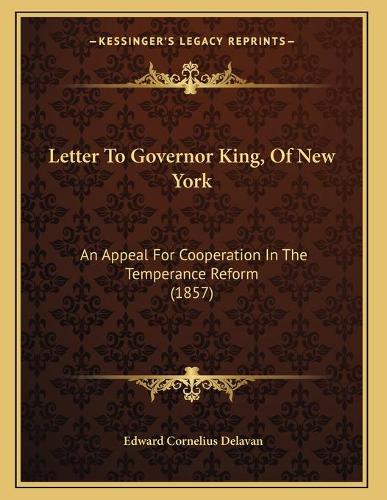 Letter To Governor King, Of New York