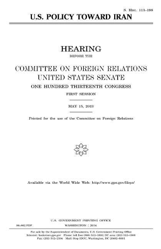 U.S. policy toward Iran